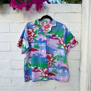 VINTAGE hawaiian button down